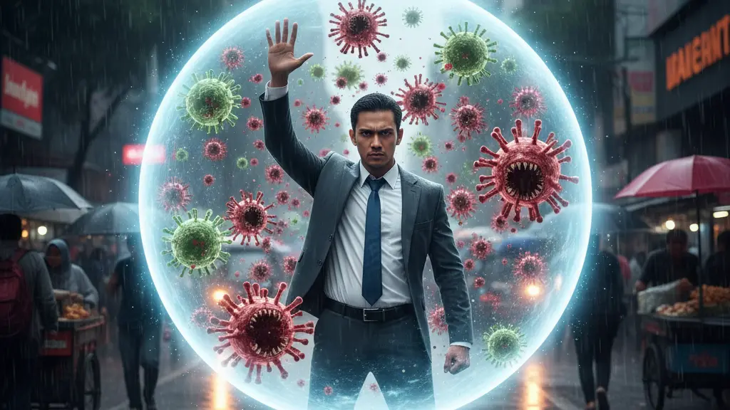 sistem imun tubuh melawan virus flu