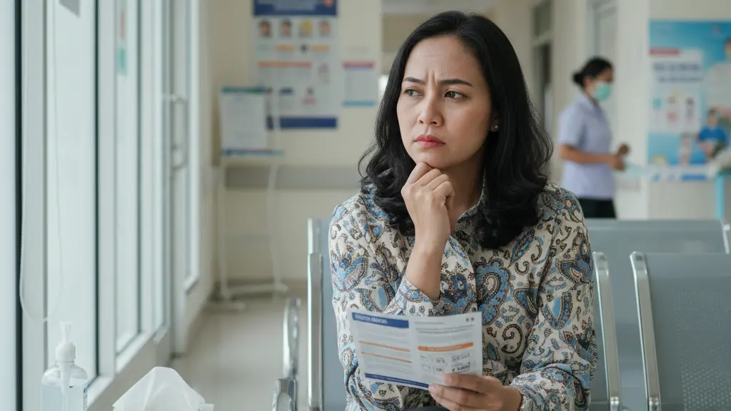 orang dewasa menerima vaksin influenza di klinik