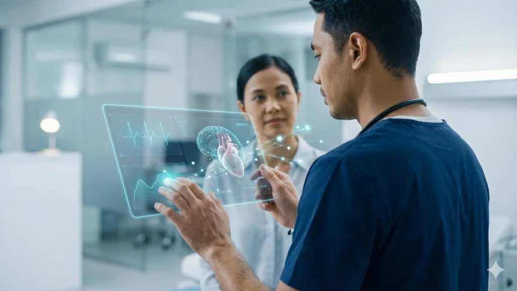 teknologi digital (AI dan data) bukanlah pengganti peran manusia, melainkan 'alat bantu' yang membuat layanan kesehatan menjadi lebih cerdas, presisi, dan transparan. Teknologi menjadi jembatan yang memperkuat kepercayaan antara tenaga medis dan pasien.